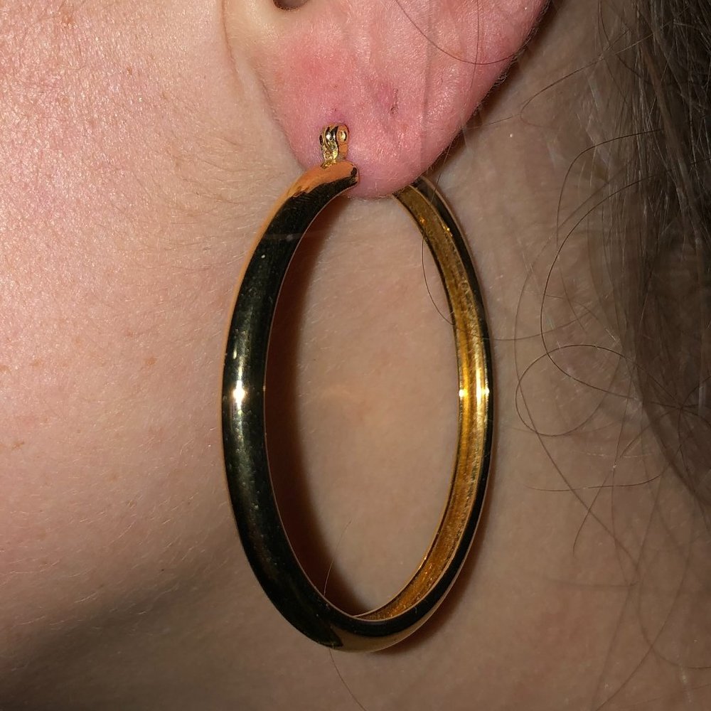 Hoop earrings - costume jewelry